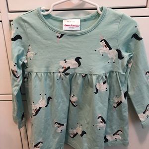 Hanna Andersson Blue Unicorn Tunic